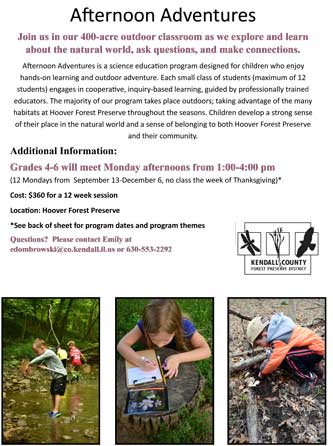 Afternoon Adventures Grades 4-6